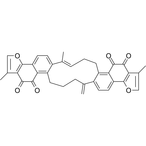 Neoprzewaquinone A                                          (Synonyms: 甘西鼠尾新酮A)