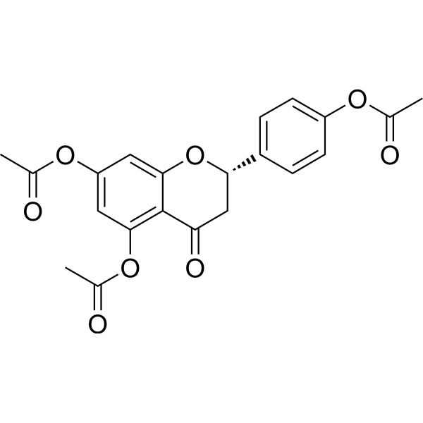 Naringenin triacetate Chemical Structure Naringenin triacetate (Synonyms: 三乙酸柚皮素酯)
