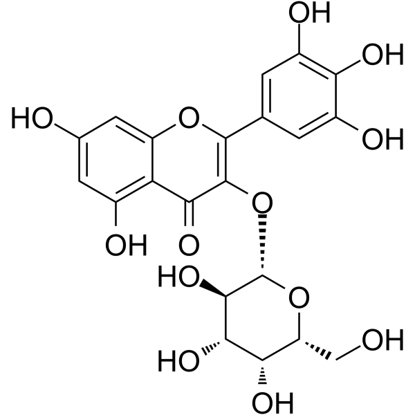 Myricetin 3-O-galactoside                                          (Synonyms: 杨梅素 3-O-半乳糖苷)