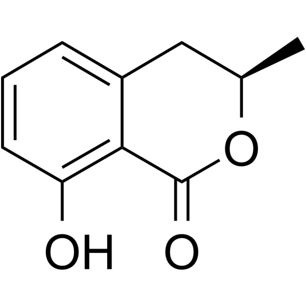 Mellein Chemical Structure Mellein (Synonyms: (R)-Mellein)