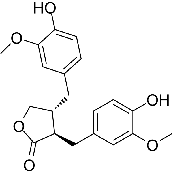 Matairesinol Chemical Structure Matairesinol