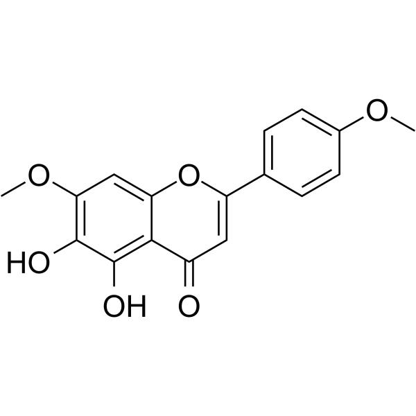 Ladanein Chemical Structure Ladanein