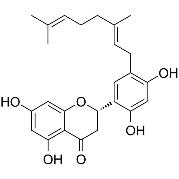 Kuwanon E Chemical Structure Kuwanon E (Synonyms: 桑皮酮 E)