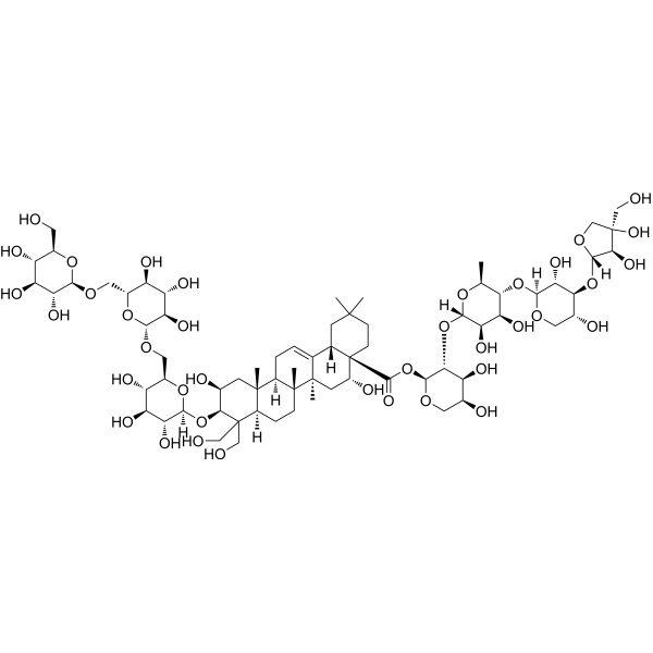 Platycoside E Chemical Structure Platycoside E (Synonyms: 桔梗苷E)
