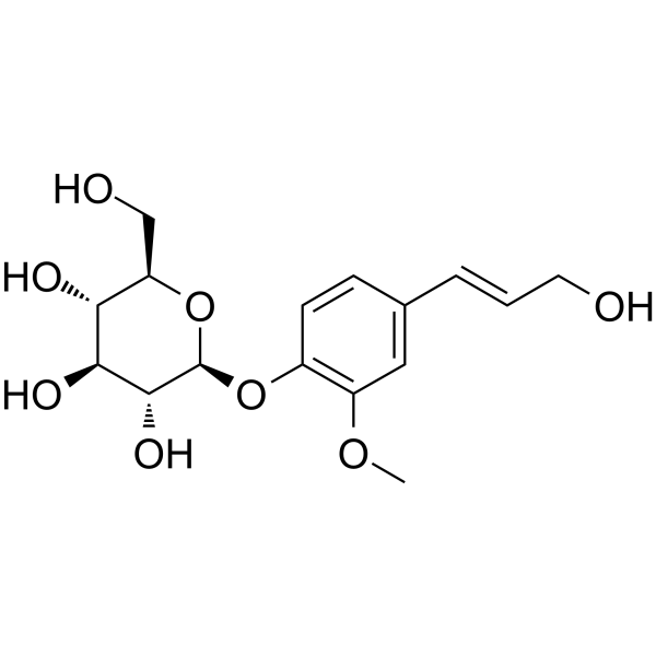 Coniferin Chemical Structure Coniferin (Synonyms: 松柏苷; Laricin)