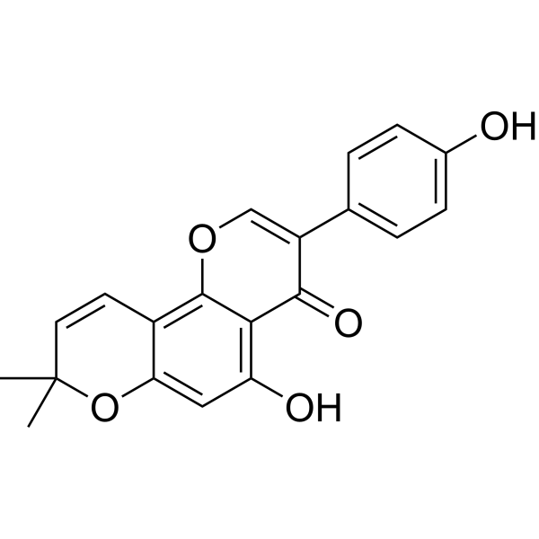 Derrone Chemical Structure Derrone