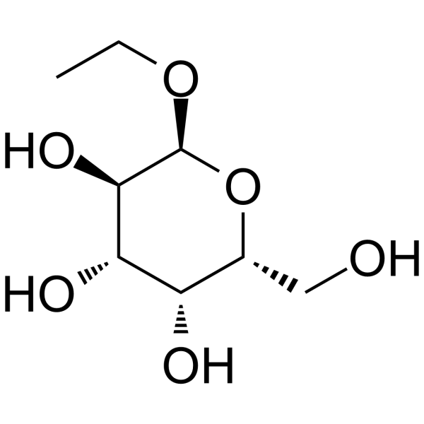Eleutheroside C Chemical Structure Eleutheroside C (Synonyms: Ethyl α-D-galactoside; Ethyl α-D-galactopyranoside)
