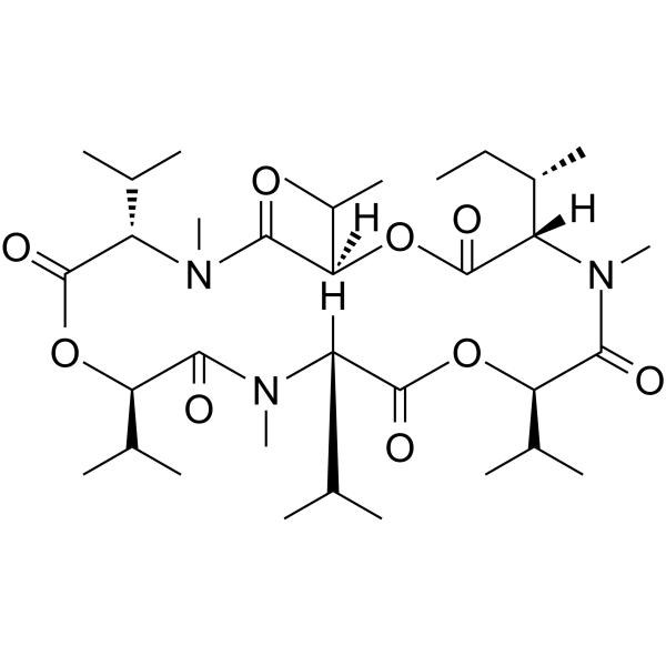 Enniatin B1 Chemical Structure Enniatin B1 (Synonyms: 恩镰孢菌素 B1)