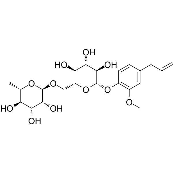Eugenol rutinoside Chemical Structure Eugenol rutinoside
