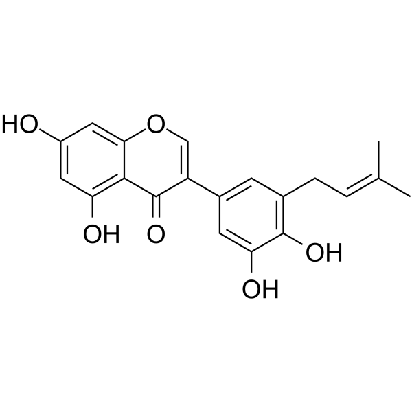 Glycyrrhisoflavone Chemical Structure Glycyrrhisoflavone (Synonyms: 西北甘草异黄酮)