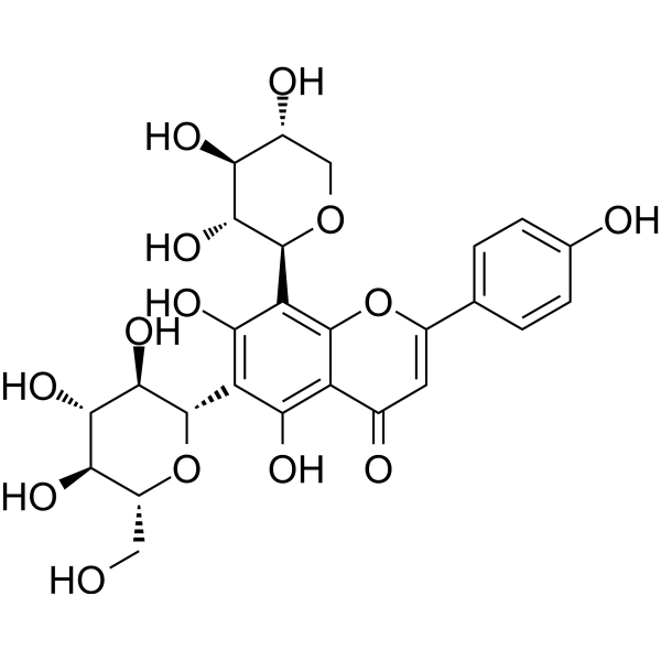 Vicenin 3 Chemical Structure Vicenin 3 (Synonyms: 维采宁 3)
