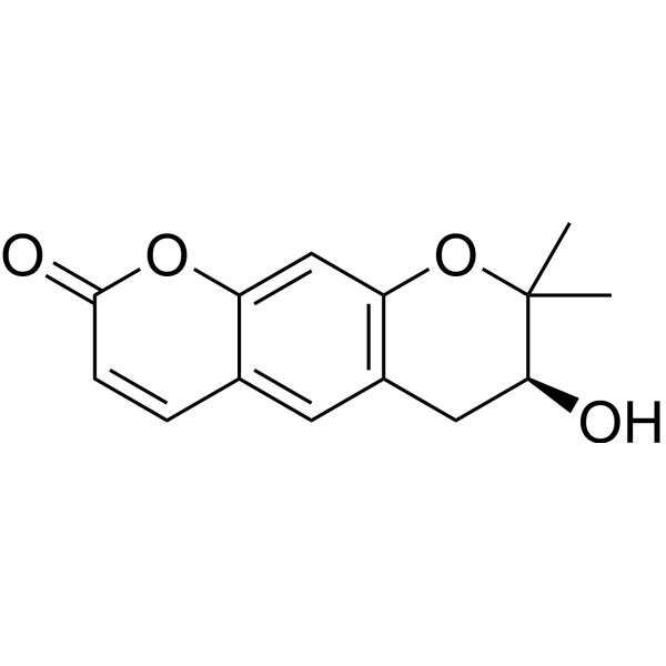 Decursinol Chemical Structure Decursinol