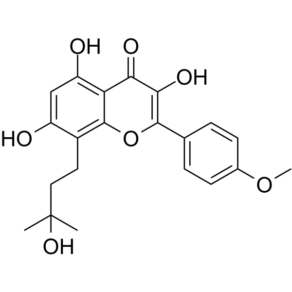 Wushanicaritin Chemical Structure Wushanicaritin (Synonyms: 巫山淫羊藿素)