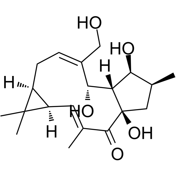 17-Hydroxyisolathyrol Chemical Structure 17-Hydroxyisolathyrol (Synonyms: 17-羟基异千金二萜醇)