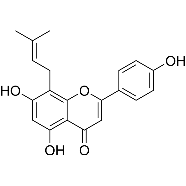 Licoflavone C Chemical Structure Licoflavone C (Synonyms: 甘草黄酮 C)