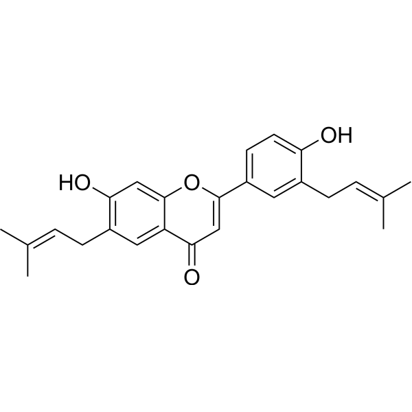 Licoflavone B Chemical Structure Licoflavone B (Synonyms: 甘草黄酮 B)