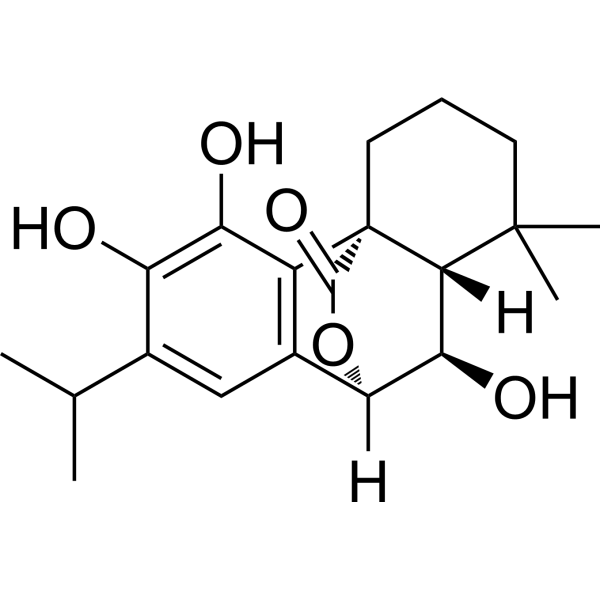 Isorosmanol Chemical Structure Isorosmanol (Synonyms: 异迷迭香酚)