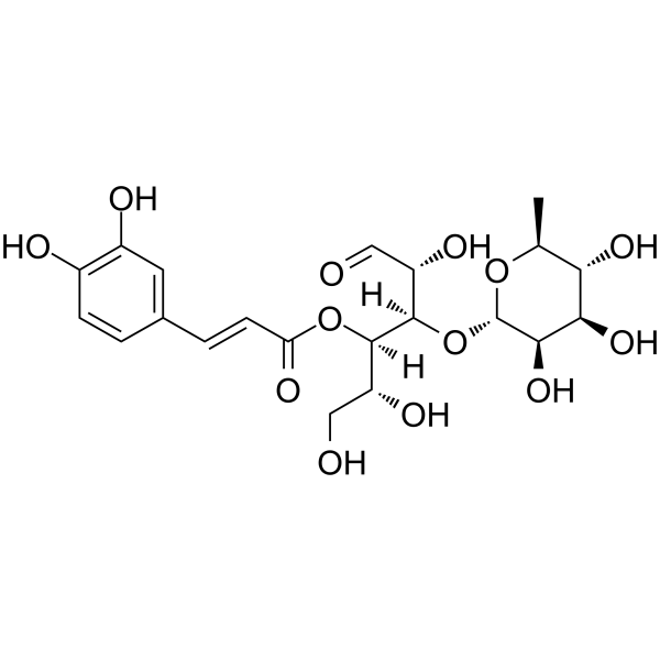 Cistanoside F Chemical Structure Cistanoside F (Synonyms: 肉苁蓉苷 F)