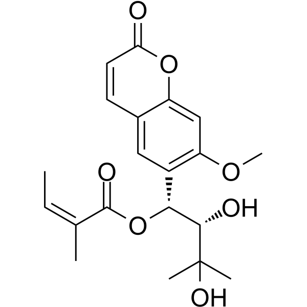 Angelol K Chemical Structure Angelol K (Synonyms: 当归醇K)