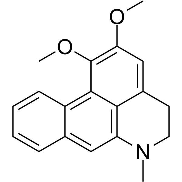 Dehydronuciferine                                          (Synonyms: 去氢荷叶碱)