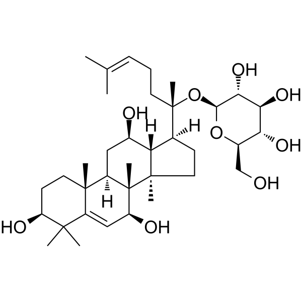 Ginsenoside Rh7 Chemical Structure Ginsenoside Rh7