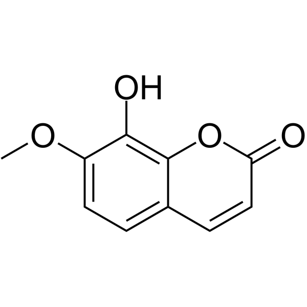 8-Hydroxy-7-methoxycoumarin Chemical Structure 8-Hydroxy-7-methoxycoumarin