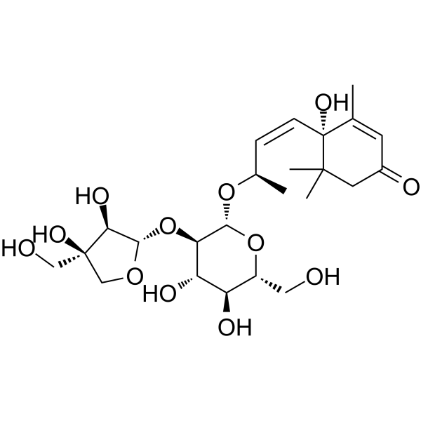 7Z-Trifostigmanoside I Chemical Structure 7Z-Trifostigmanoside I