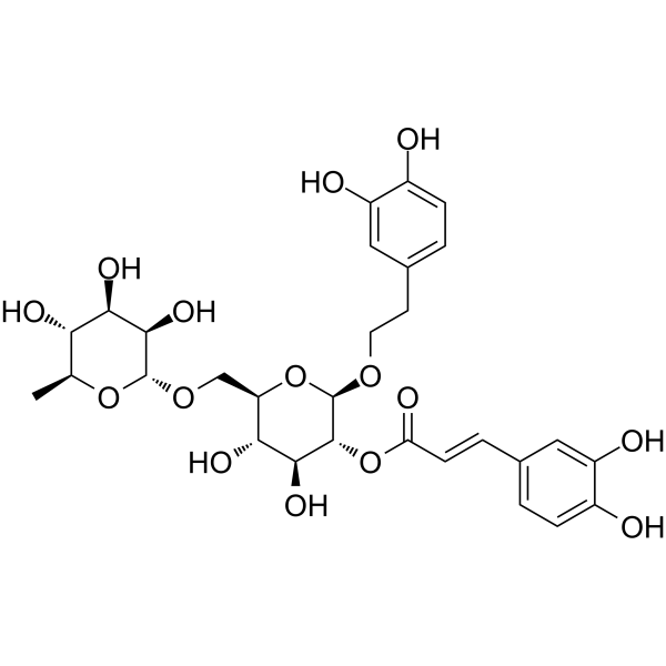 Forsythoside H Chemical Structure Forsythoside H (Synonyms: 连翘酯苷 H)
