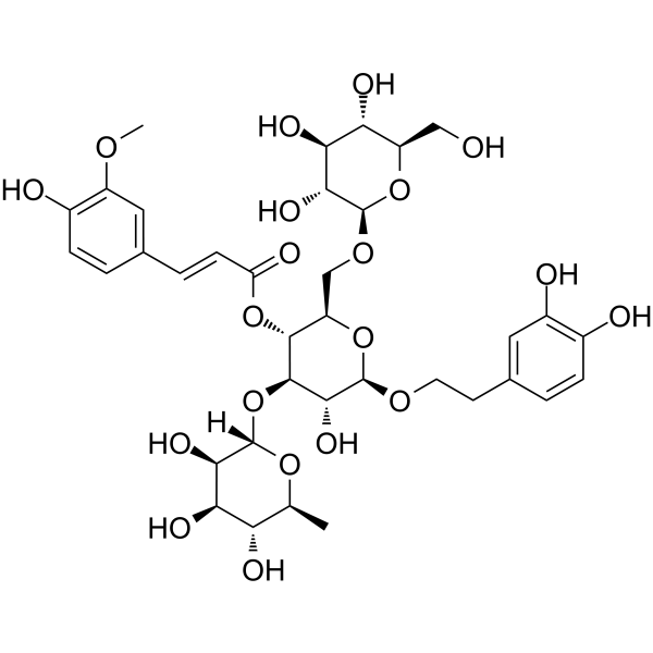 Jionoside A1 Chemical Structure Jionoside A1 (Synonyms: 焦地黄苯乙醇苷A1)