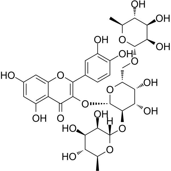Alcesefoliside Chemical Structure Alcesefoliside (Synonyms: 粗叶悬钩子甙)