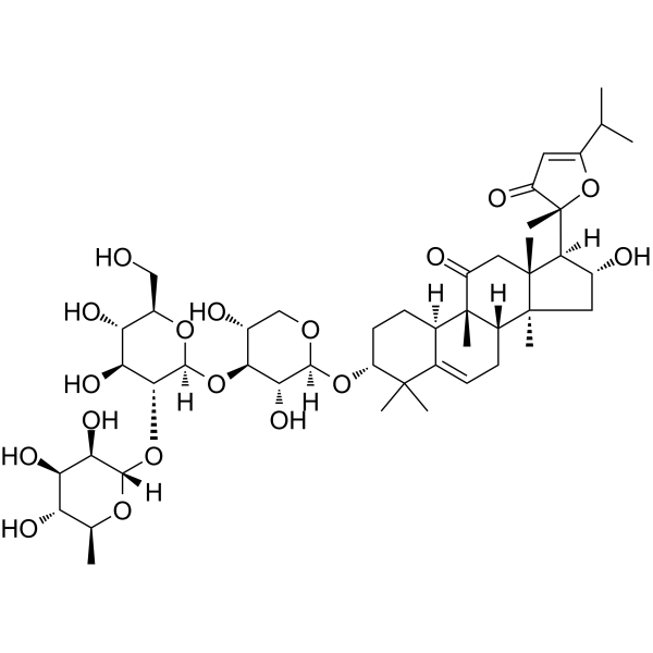 Picfeltarraenin IV Chemical Structure Picfeltarraenin IV (Synonyms: 苦玄参苷 IV)