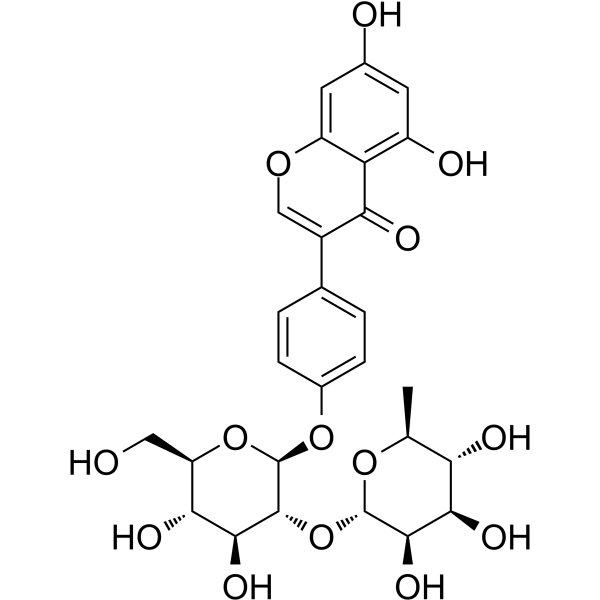 Sophorabioside Chemical Structure Sophorabioside (Synonyms: 槐属双苷)
