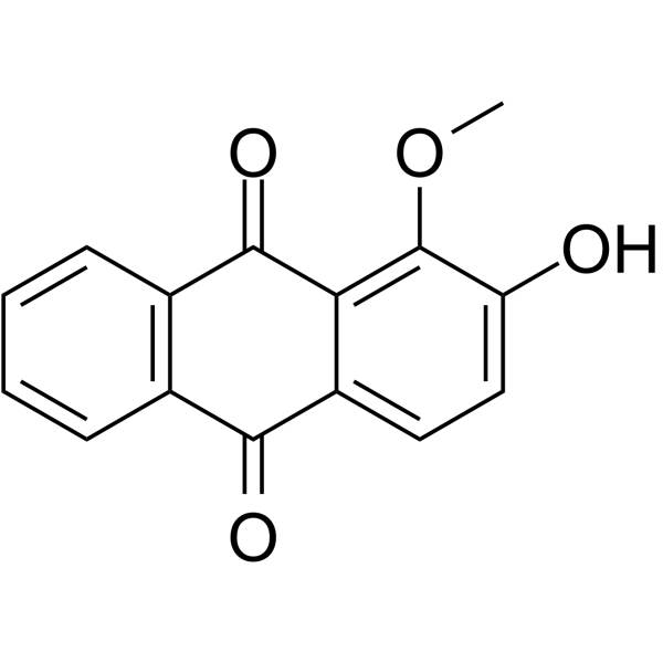 2-Hydroxy-1-methoxyanthraquinone Chemical Structure 2-Hydroxy-1-methoxyanthraquinone (Synonyms: 茜素-1-甲醚)