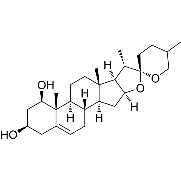 25(R,S)-Ruscogenin Chemical Structure 25(R,S)-Ruscogenin