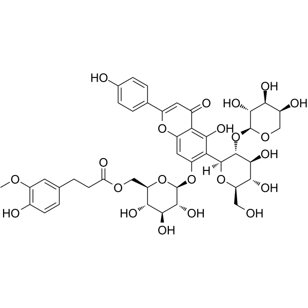 Vaccarin E                                          (Synonyms: 王不留行黄酮苷E)