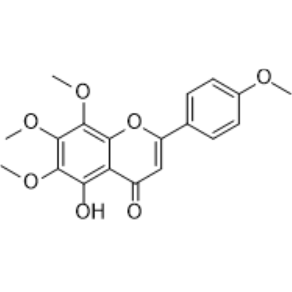 Gardenin B Chemical Structure Gardenin B (Synonyms: 栀子黄素B)