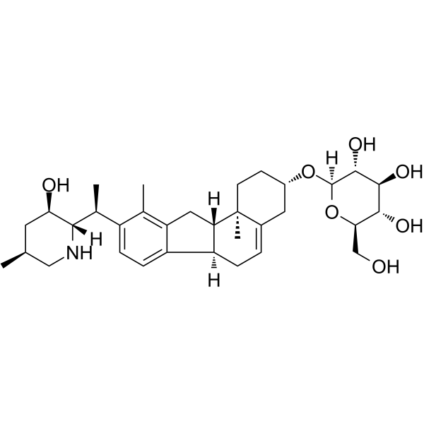 Veratrosine Chemical Structure Veratrosine (Synonyms: 藜芦托素)