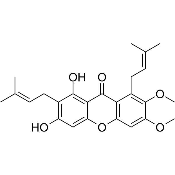 Cowaxanthone B Chemical Structure Cowaxanthone B