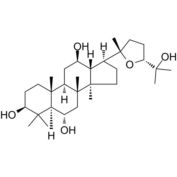 20(S),24(R)-Ocotillol Chemical Structure 20(S),24(R)-Ocotillol (Synonyms: 拟人参皂苷元)