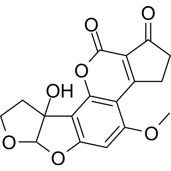 Aflatoxin M2 Chemical Structure Aflatoxin M2 (Synonyms: 黄曲霉毒素 M2)