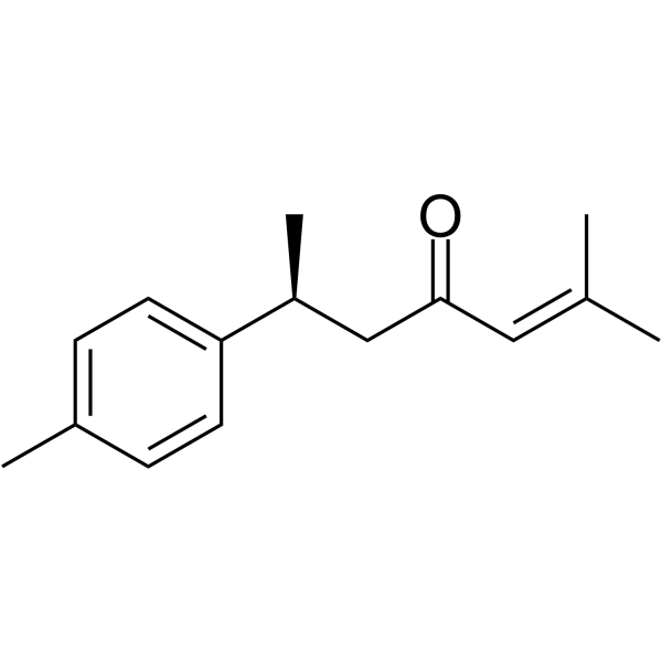 ar-Turmerone Chemical Structure ar-Turmerone (Synonyms: (+)-ar-Turmerone)