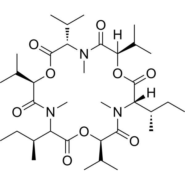 Enniatin A1 Chemical Structure Enniatin A1 (Synonyms: 恩镰孢菌素 A1)