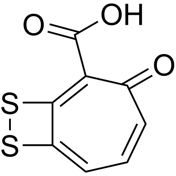 Tropodithietic acid Chemical Structure Tropodithietic acid