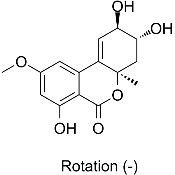 (-)-Altenuene Chemical Structure (-)-Altenuene (Synonyms: (-)-交链孢霉烯)