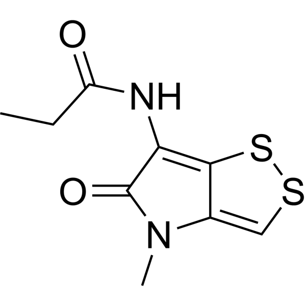 Aureothricin Chemical Structure Aureothricin (Synonyms: 金色抗霉素)