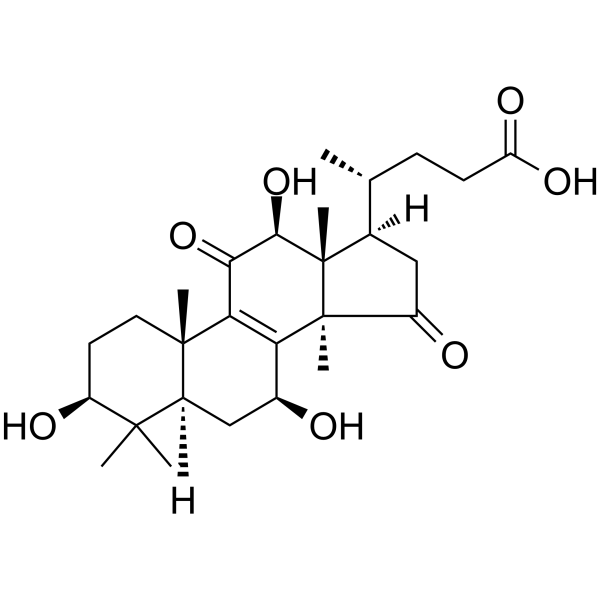 Lucidenic acid C Chemical Structure Lucidenic acid C (Synonyms: 赤芝酸 C)