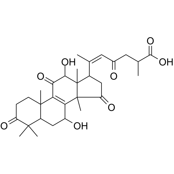 Ganoderenic acid E Chemical Structure Ganoderenic acid E (Synonyms: 灵芝烯酸 E)