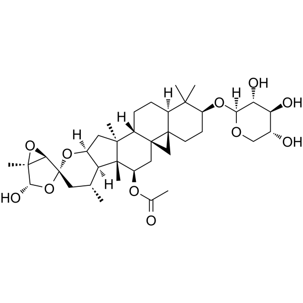 Actein Chemical Structure Actein (Synonyms: 黄肉楠碱)