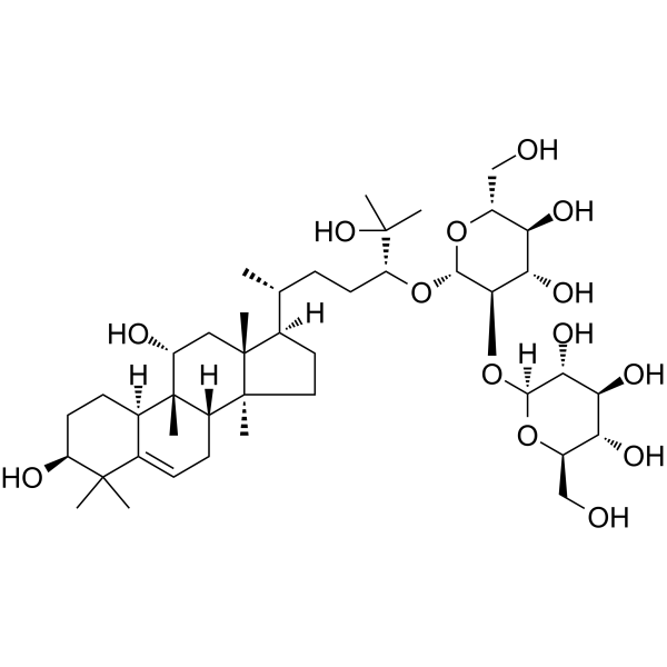Mogroside II-A Chemical Structure Mogroside II-A (Synonyms: 罗汉果皂苷 II-A)