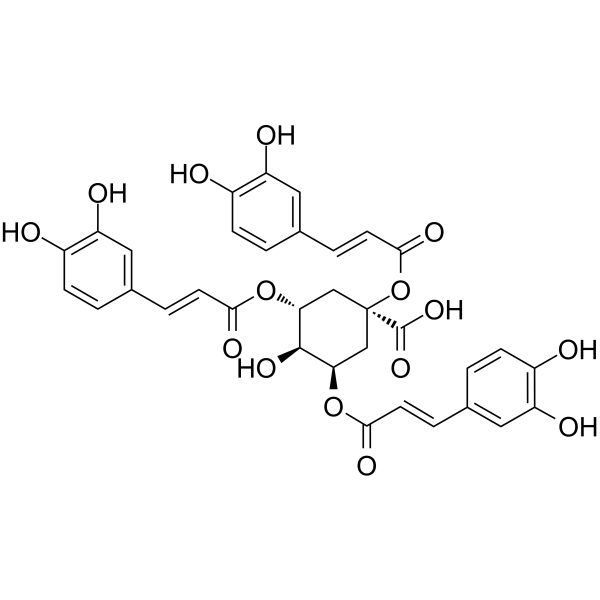 1,3,5-Tricaffeoylquinic acid Chemical Structure 1,3,5-Tricaffeoylquinic acid (Synonyms: 1,3,5-三咖啡酰奎宁酸)